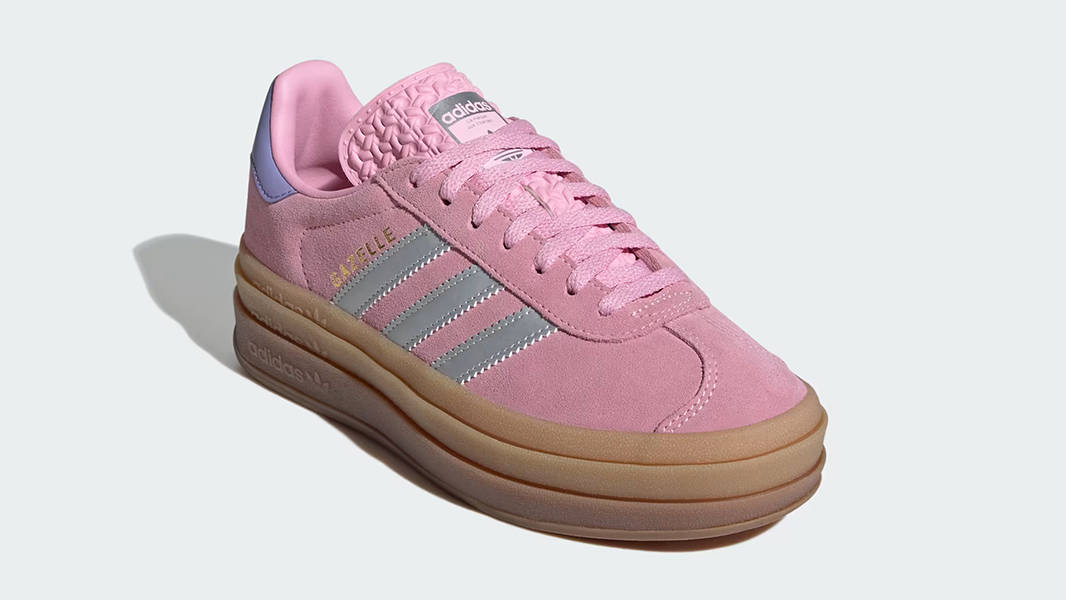 adidas Gazelle Bold GS True Pink Silver JH5539 Front