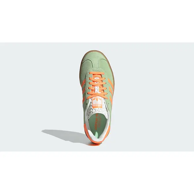 adidas Gazelle Bold Semi Green Spark Orange IH7495 Top