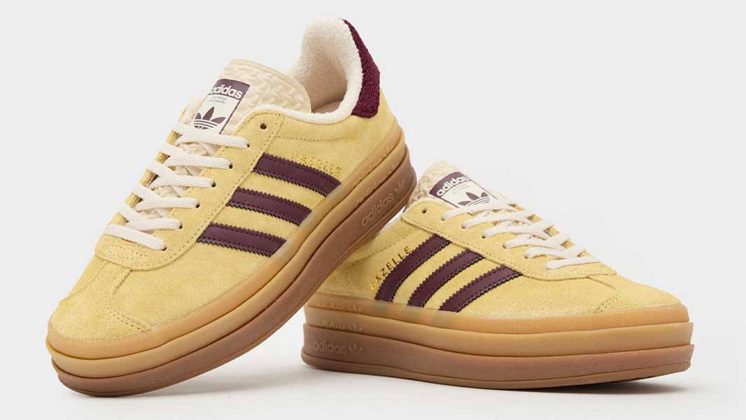 adidas Gazelle Bold Yellow Burgundy Where To Buy IF5937 The Sole Supplier