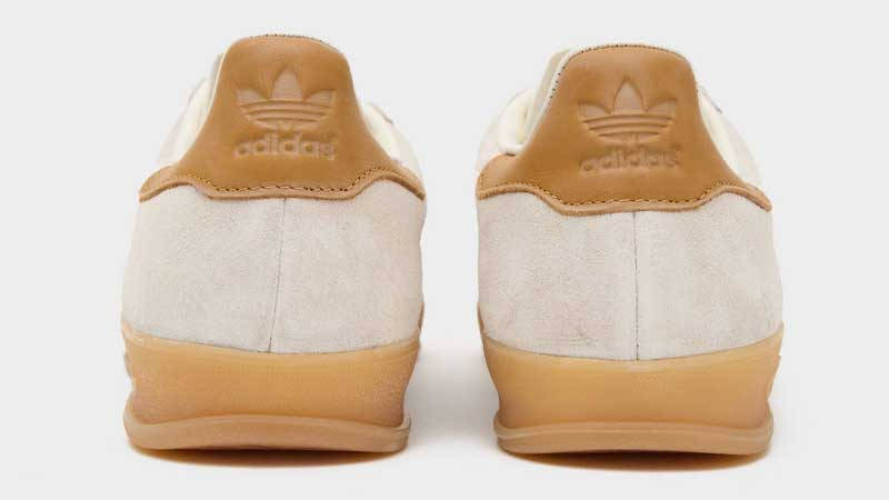 adidas Gazelle Indoor Cloud White Brown Back