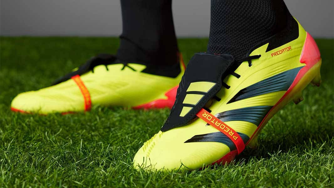 adidas Predator Elite FT Firm Ground Boots Team Solar Yellow On Foot
