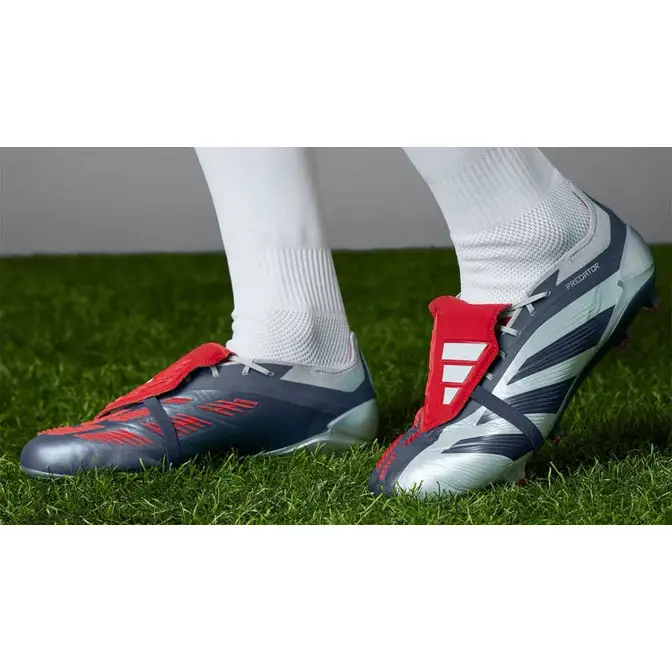 adidas Predator Elite FT Firm Ground Roteiro Boots Tech Indigo On Foot