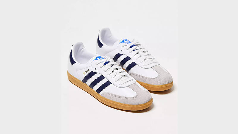 adidas Samba OG White Night Indigo IF3814 front