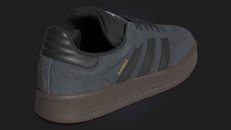 adidas Samba XLG Dark Grey Black Back