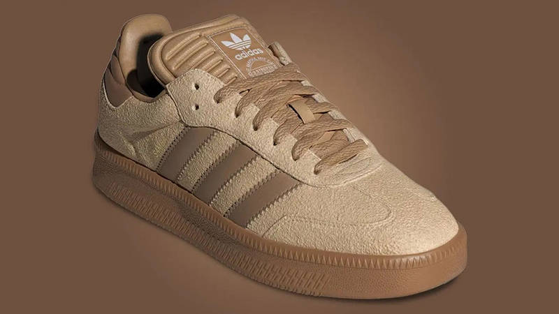 adidas Samba XLG Wheat front