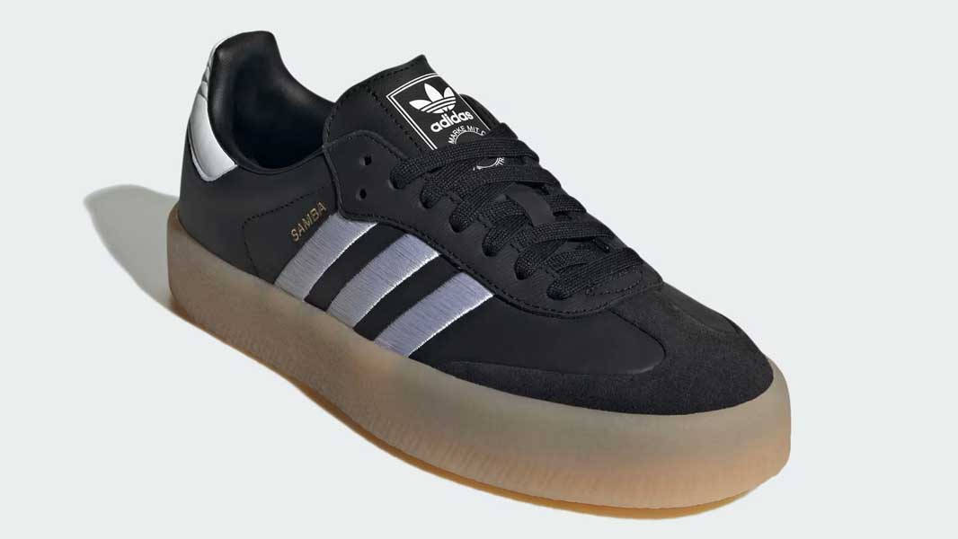 adidas Sambae Black White Gum Front