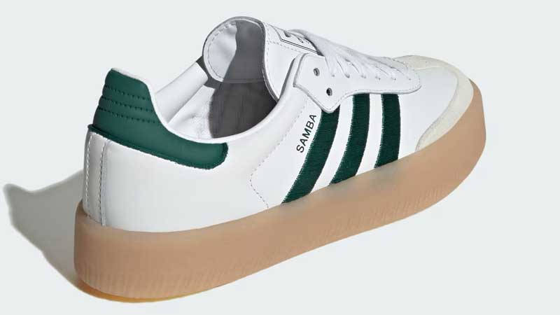 adidas Sambae White Green Back