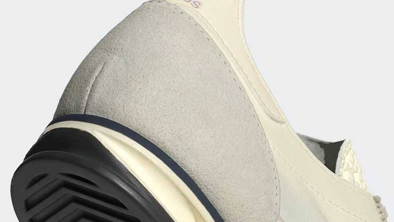 adidas SL 72 Off White Almost Pink Closeup