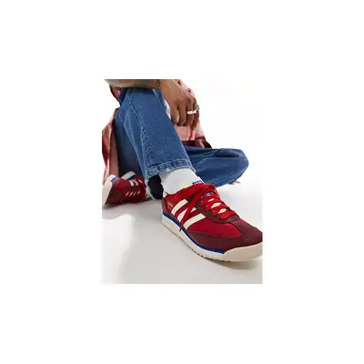 adidas SL 72 RS Red White on foot side