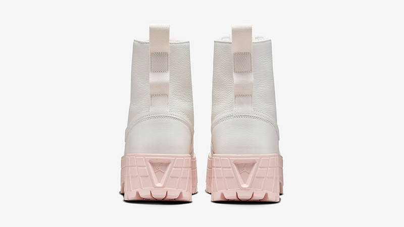 pink jordan boots