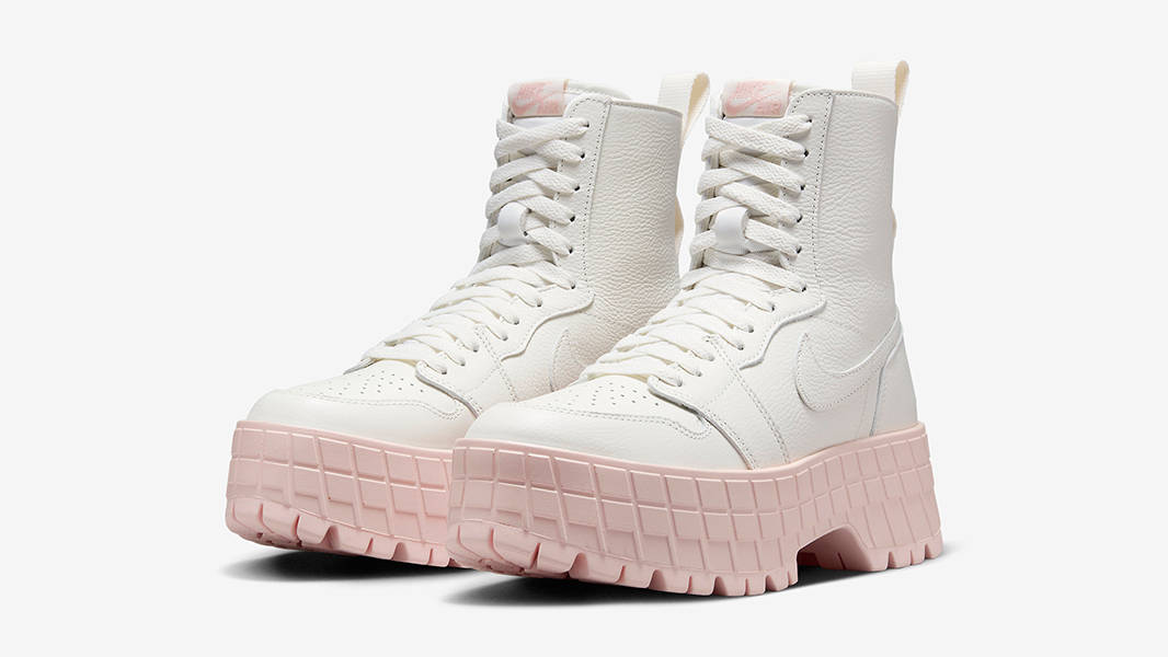 Air Jordan Brooklyn High Platform Boots Sail Legend Pink Where