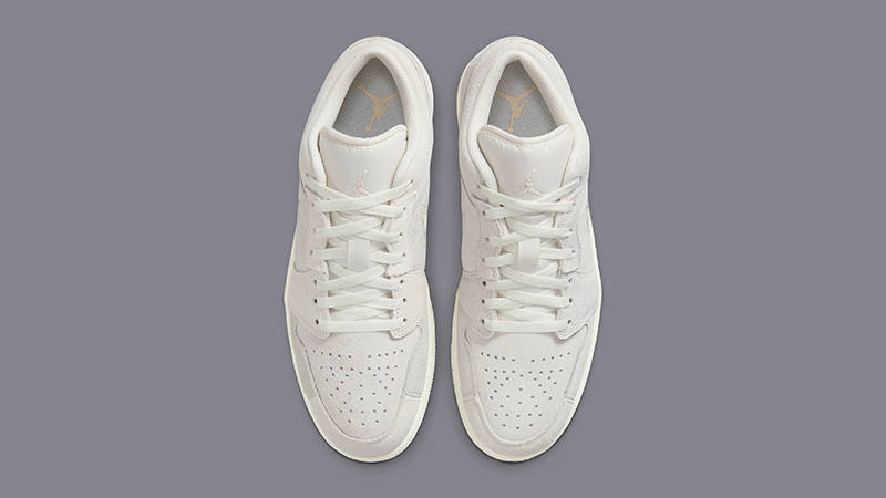 Air Jordan 1 Low Craft Cream Grey FQ3055-100 Top
