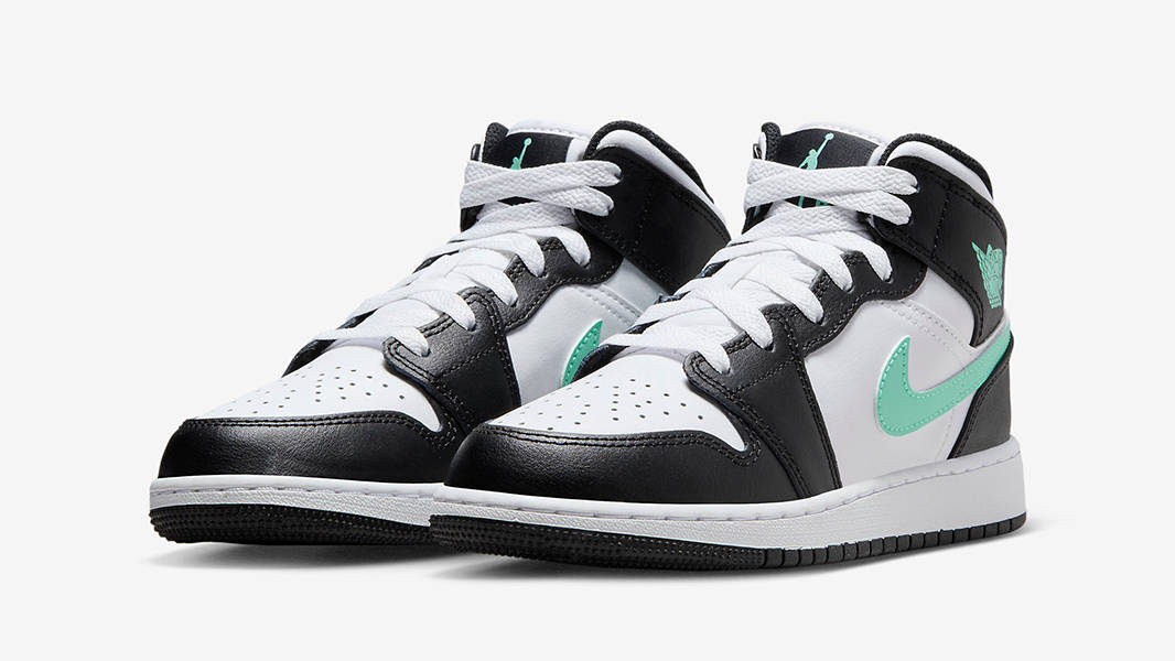 jordan 1 mid volt green glow