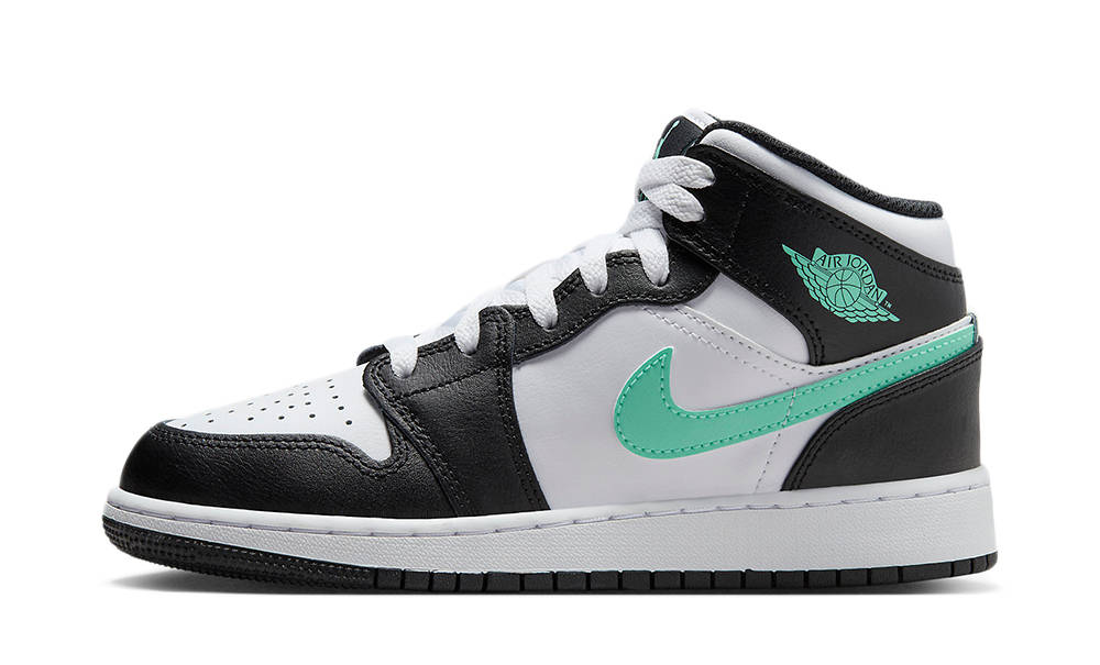 Air Jordan 1 Mid GS Green Glow