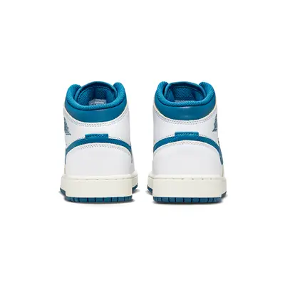 Chaussure Jordan 1 Mid pour Jeune enfant Rose Industrial Blue FN7432-141 Back