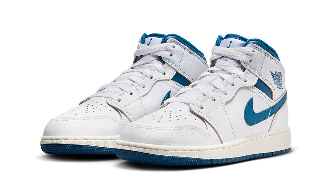 Air Jordan 1 Mid GS Industrial Blue FN7432-141 Side