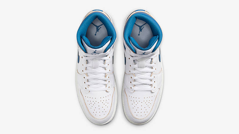 Air Jordan 1 Mid Industrial Blue FN5215-141 Top