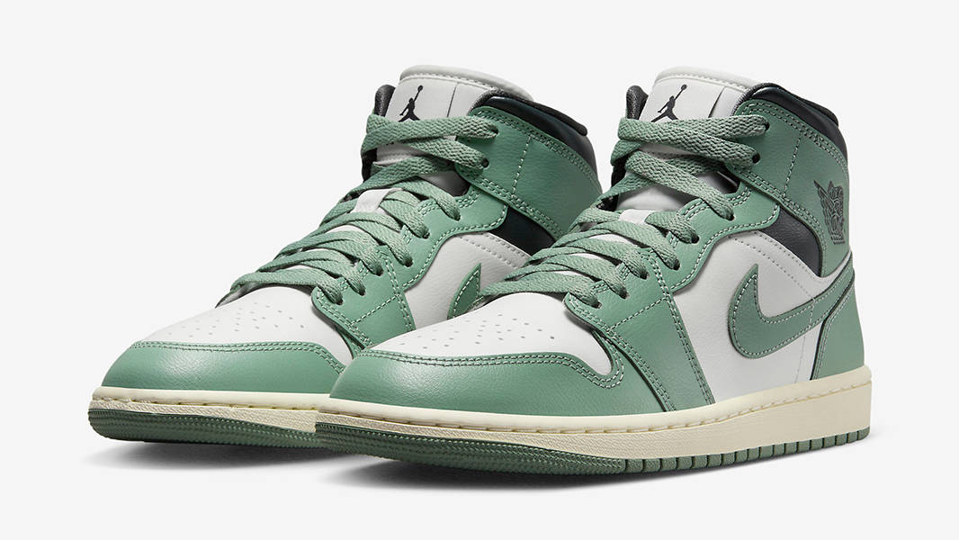 Air Jordan 1 Mid Jade Smoke