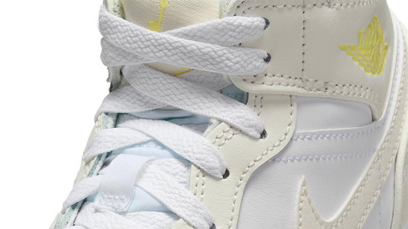 Air Jordan 1 Mid Sail Light Laser Orange FD8780-181 Detail