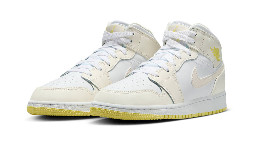 Air Jordan 1 Mid Sail Light Laser Orange FD8780-181 Side