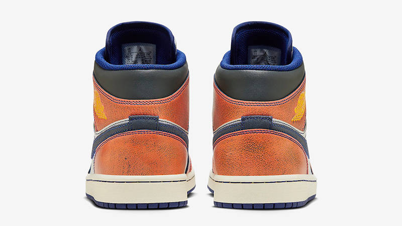 Air Jordan 1 Mid SE Flight Vintage Orange FV3619-106 Back