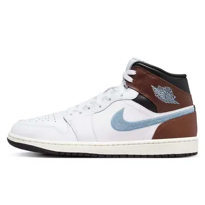 Air Jordan 1 Mid SE Brown Blue Grey Where To Buy FQ7831 142 The Sole Supplier