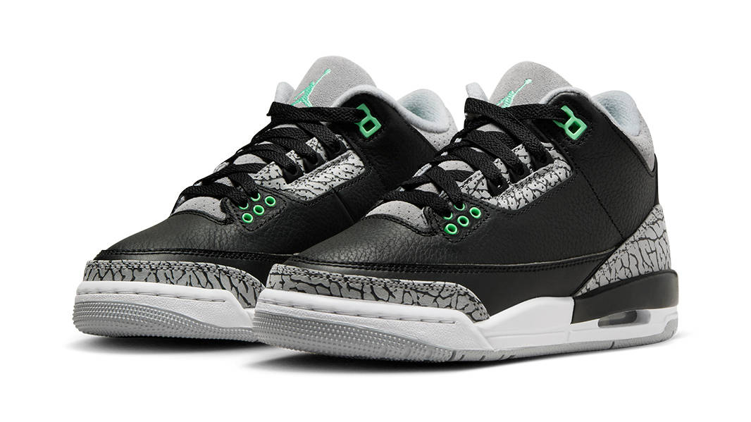 Air Jordan 3 GS Green Glow DM0967-031 Side