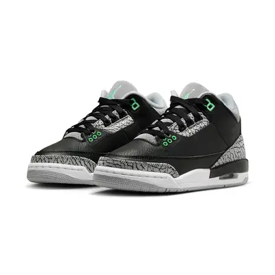 Air Jordan 3 Gs Green Glow 