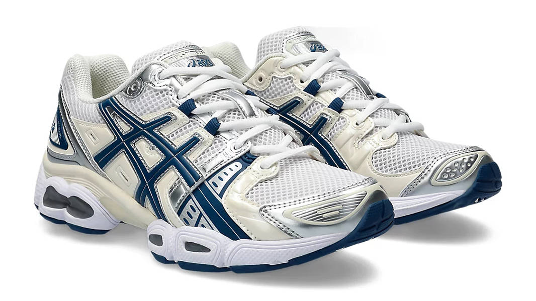 ASICS Gel-Nimbus 9 White Light Indigo 1202A278-108 Front