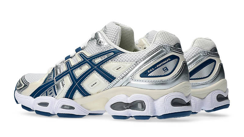 ASICS Gel-Nimbus 9 White Light Indigo 1202A278-108 Side