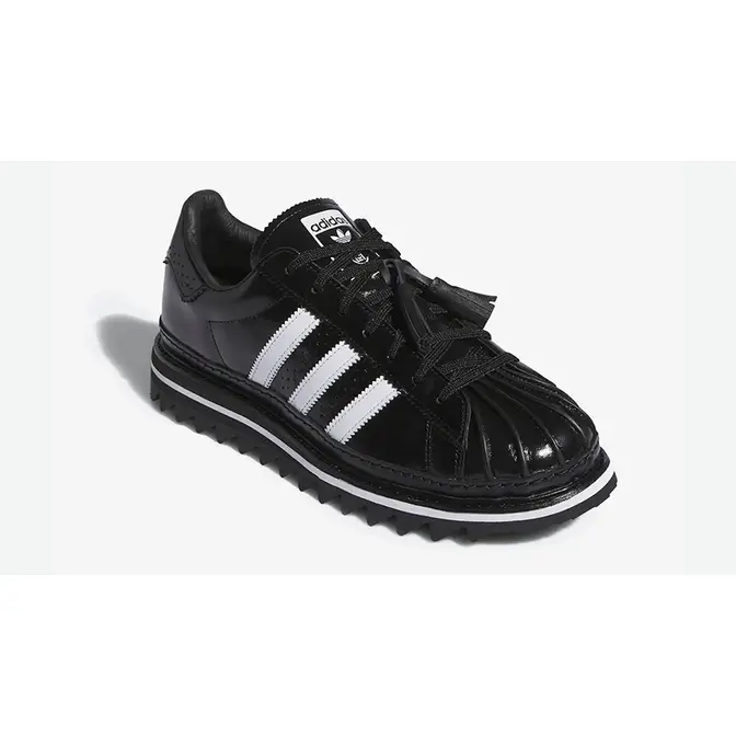 adidas versus nike financials black sneakers shoes Core Black White front