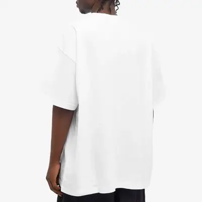 Comme des Garçons Black x Nike Oversized Multi Logo Print T-Shirt White back