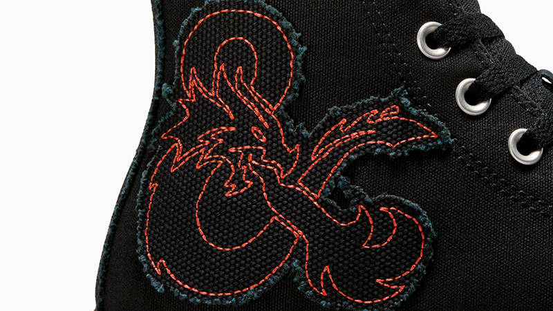Dungeons & Dragons x Converse All Star Hi 50th Anniversary Black A09886C Detail