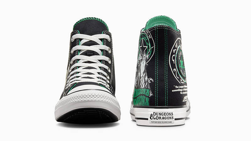 Dungeons Dragons x Converse All Star Black Green White A09885C
