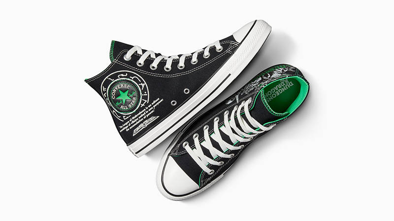 Dungeons Dragons x Converse All Star Black Green White A09885C