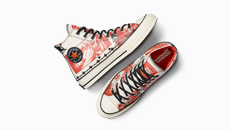 Dungeons & Dragons x Converse Chuck 70 50th Anniversary Orange A09883C Top