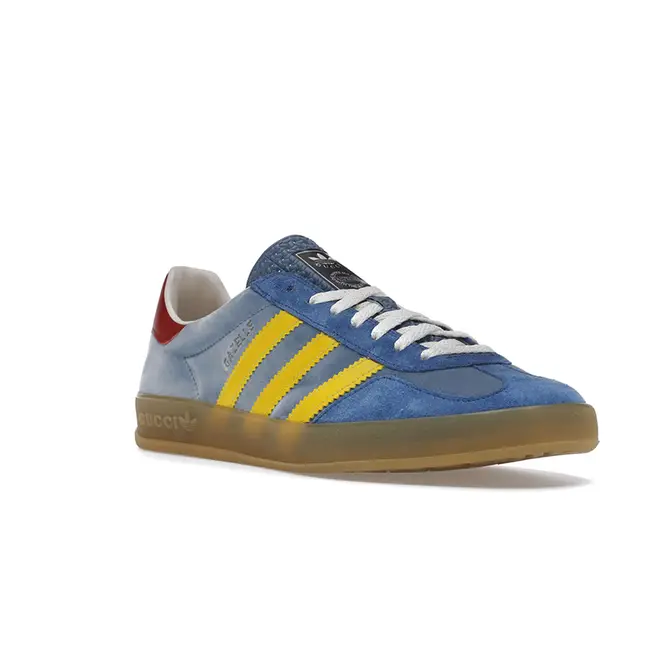 Gucci x adidas Gazelle Blue Yellow | Where To Buy | 7078489STU04860 ...