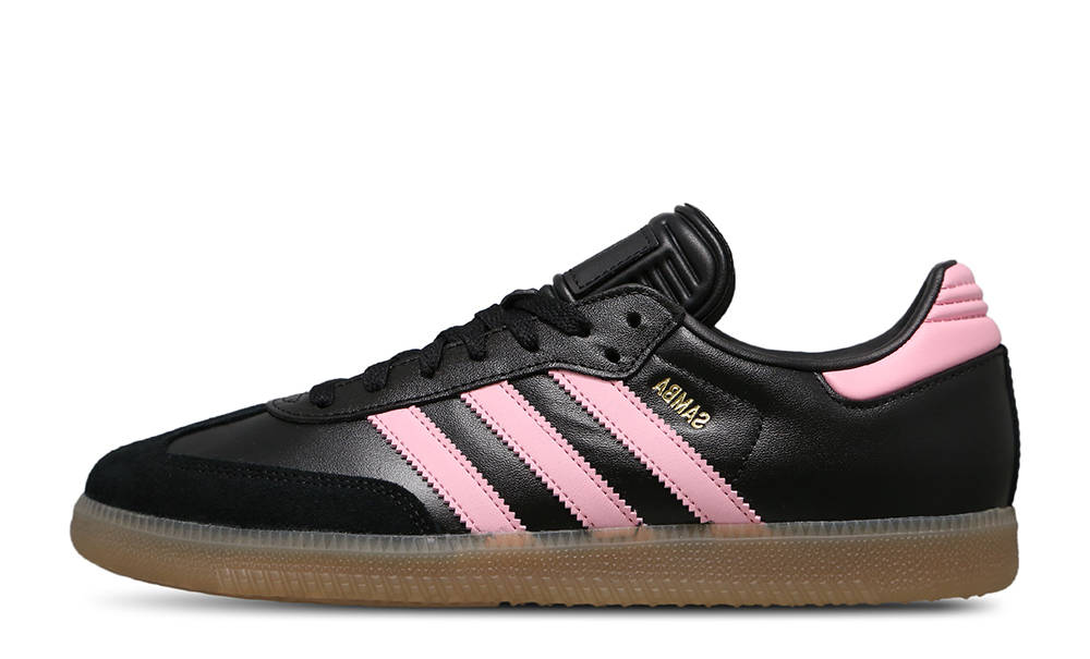 Inter Miami CF x adidas Samba Indoor Boots Black Pink | The Sole Supplier