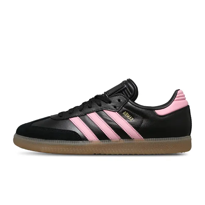 Inter Miami CF x adidas Samba Indoor Boots Black Pink The Sole Supplier