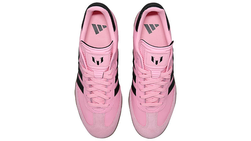 Lionel Messi x adidas Samba Pink Black middle