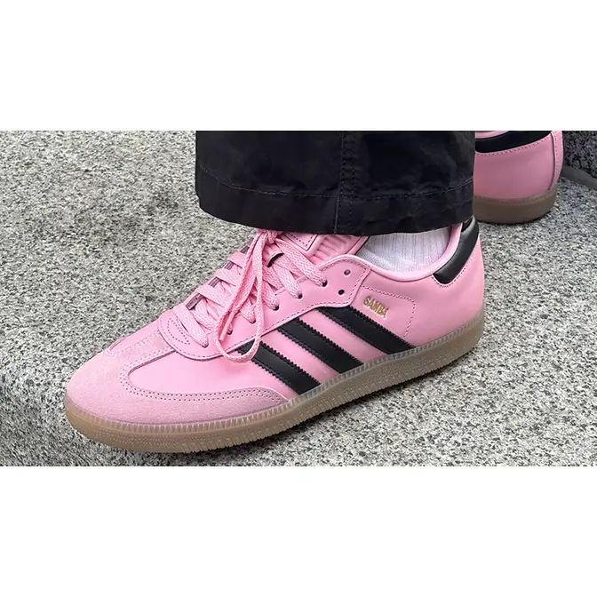 Lionel Messi x adidas Samba Pink Black Where To Buy IH8158 The Sole Supplier