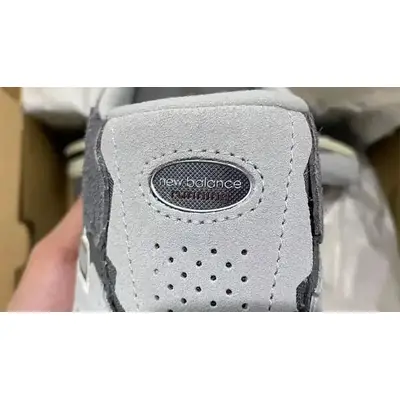 New Balance 442 V2 Pro Leather FG Παπούτσια Ποδοσφαίρου Refined Future Grey First Look Closeup 1