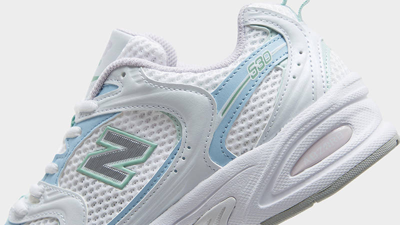 New Balance 530 Light Blue White Detail