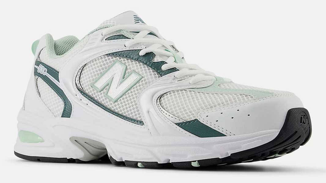 New Balance 530 White New Spruce Front