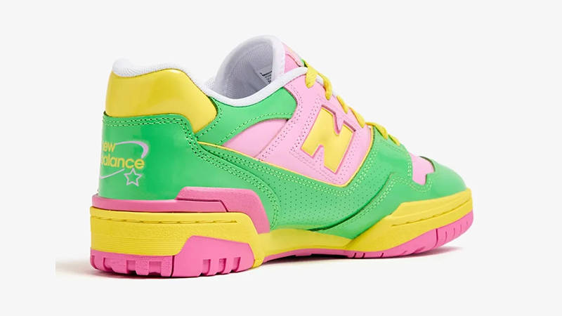New Balance 550 Y2K Patent Leather Green back