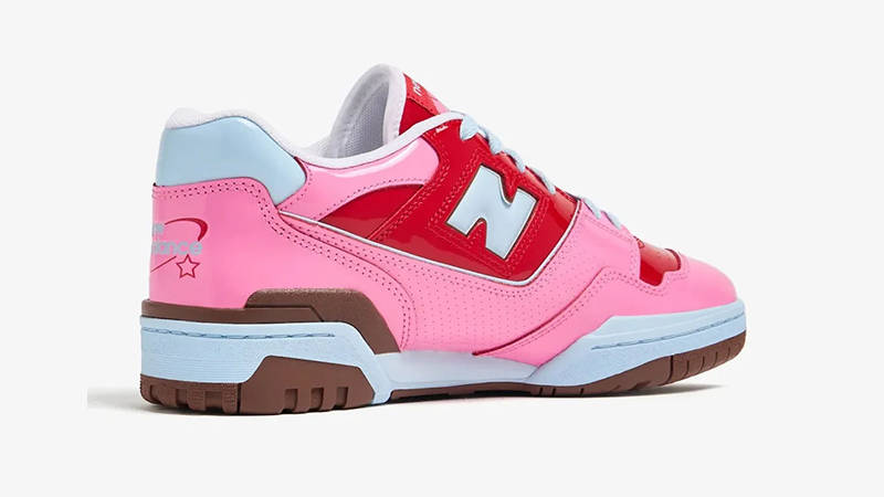 New Balance 550 Y2K Patent Leather Pink back