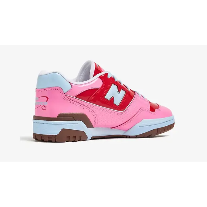 New Balance 550 Y2K Patent Leather Pink back