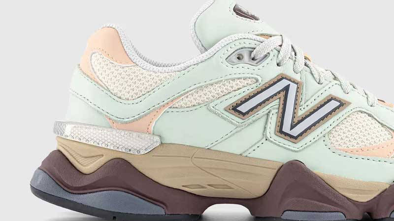 New Balance 9060 Clay Ash Closeup