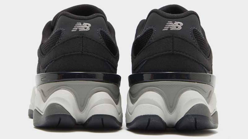 New Balance 9060 GS Black White Back