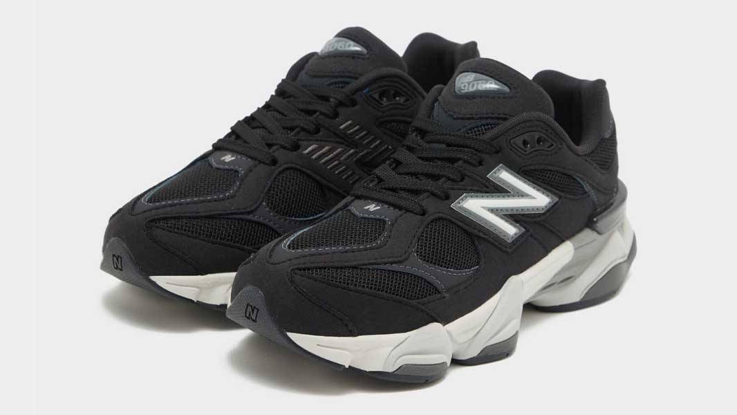 New Balance 9060 GS Black White Front